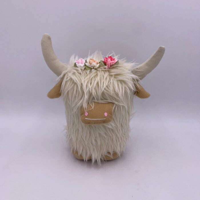 Highland Cow Animal Plush Figure - Image 2