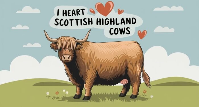 I heart Scottish Highland Cows Travel mug with a handle - Image 3