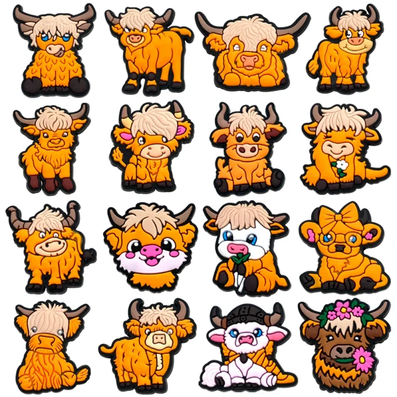 Highland Cow Shoe Charm