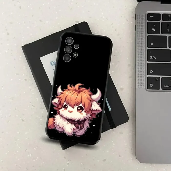 Highland Cow Phone Case For Samsung S24,S21,S22,S23,S30,Ultra,S20,Plus,Fe,Lite,Note,10,9,5G 9