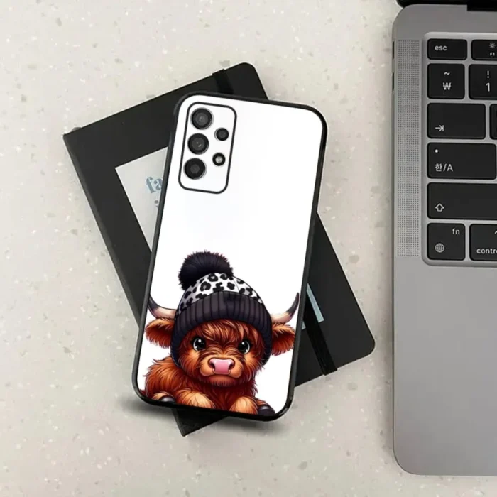 Highland Cow Phone Case For Samsung S24,S21,S22,S23,S30,Ultra,S20,Plus,Fe,Lite,Note,10,9,5G 4