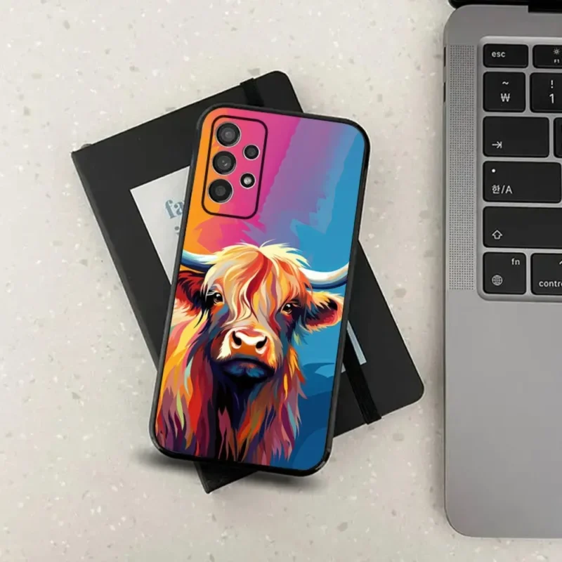 Highland Cow Phone Case For Samsung S24,S21,S22,S23,S30,Ultra,S20,Plus,Fe,Lite,Note,10,9,5G 2