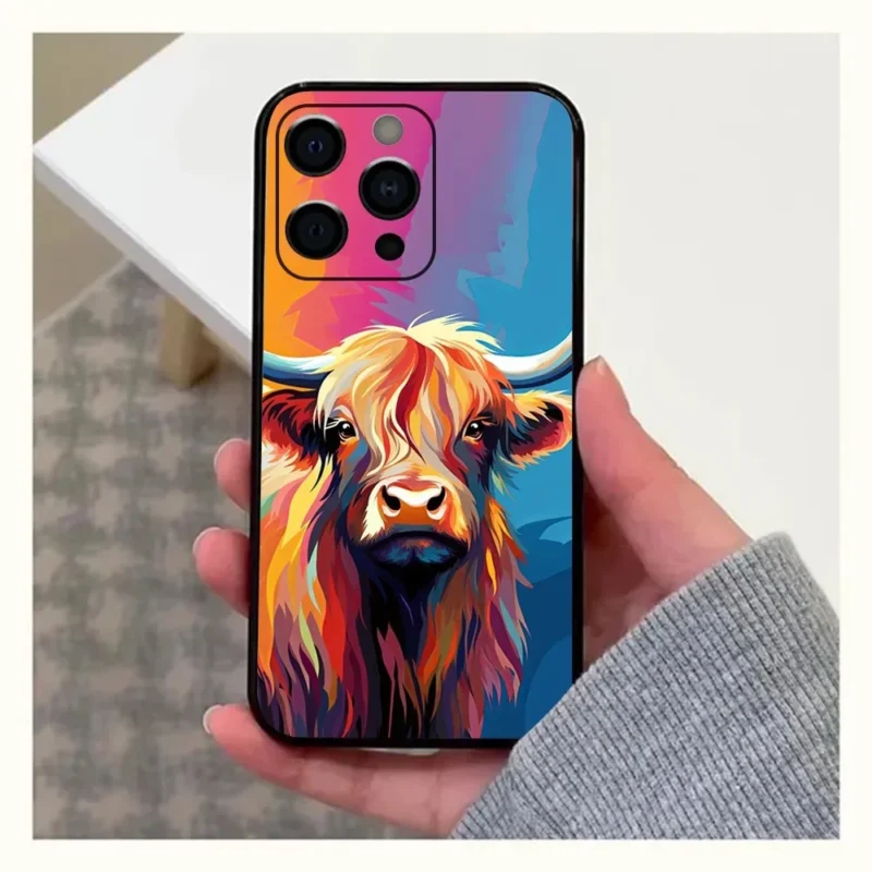 Highland Cow Phone Case For Apple iPhone 15,14,13,12,11,Pro,X,XS,Max,XR,Plus,Mini 2