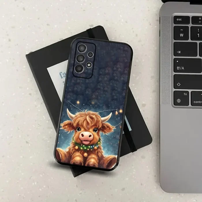 Highland Cow Phone Case For Samsung S24,S21,S22,S23,S30,Ultra,S20,Plus,Fe,Lite,Note,10,9,5G 5