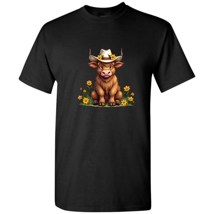 Highland Cow Spring time flowers - Image 6