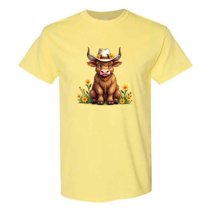Highland Cow Spring time flowers - Image 10