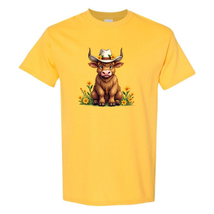 Highland Cow Spring time flowers - Image 12