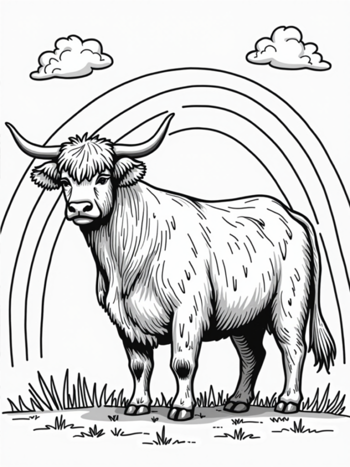 Coloring Fun with Highland Cows coloring book Download - Image 11