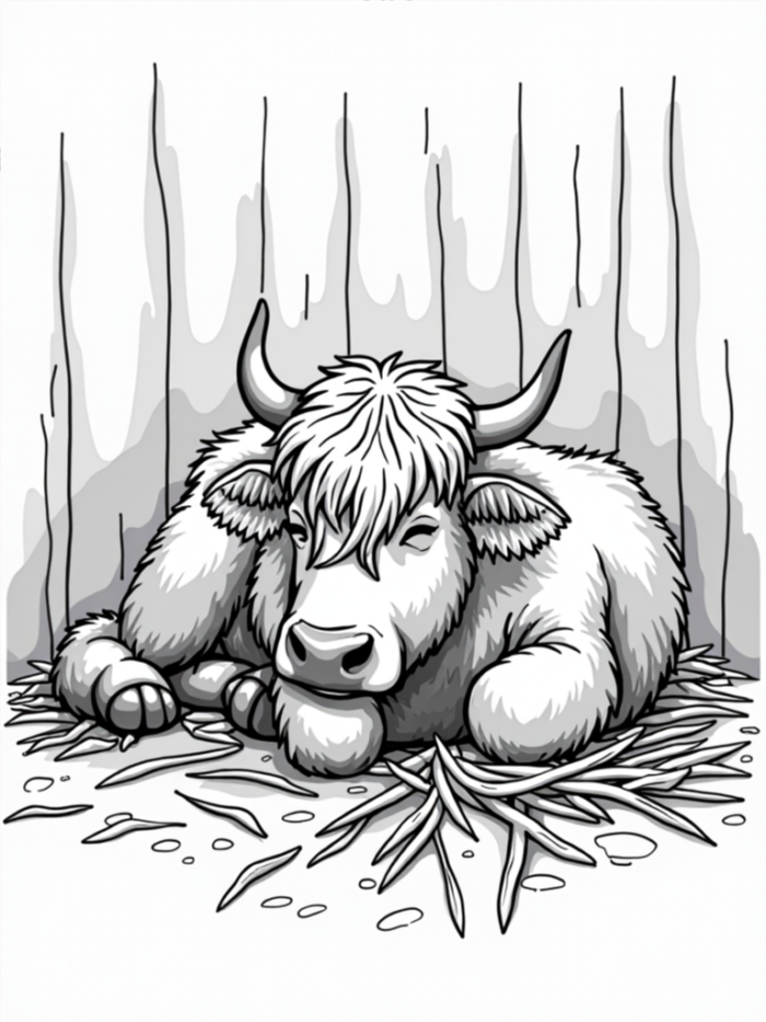 Coloring Fun with Highland Cows coloring book Download - Image 4
