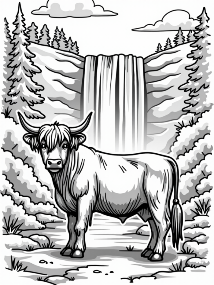 Coloring Fun with Highland Cows coloring book Download - Image 16