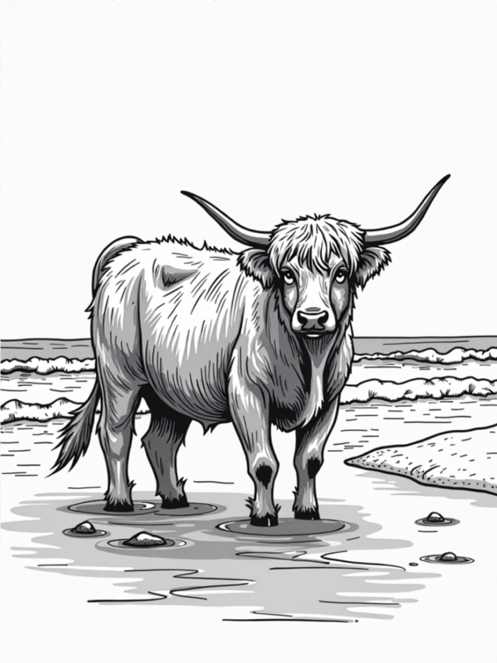 Coloring Fun with Highland Cows coloring book Download - Image 17