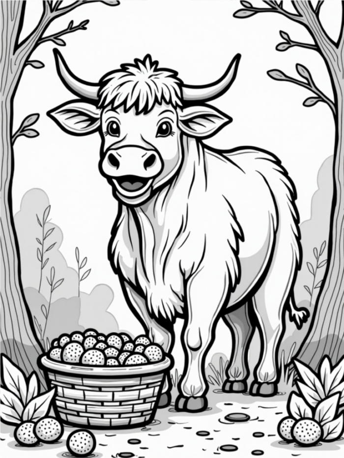 Coloring Fun with Highland Cows coloring book Download - Image 18