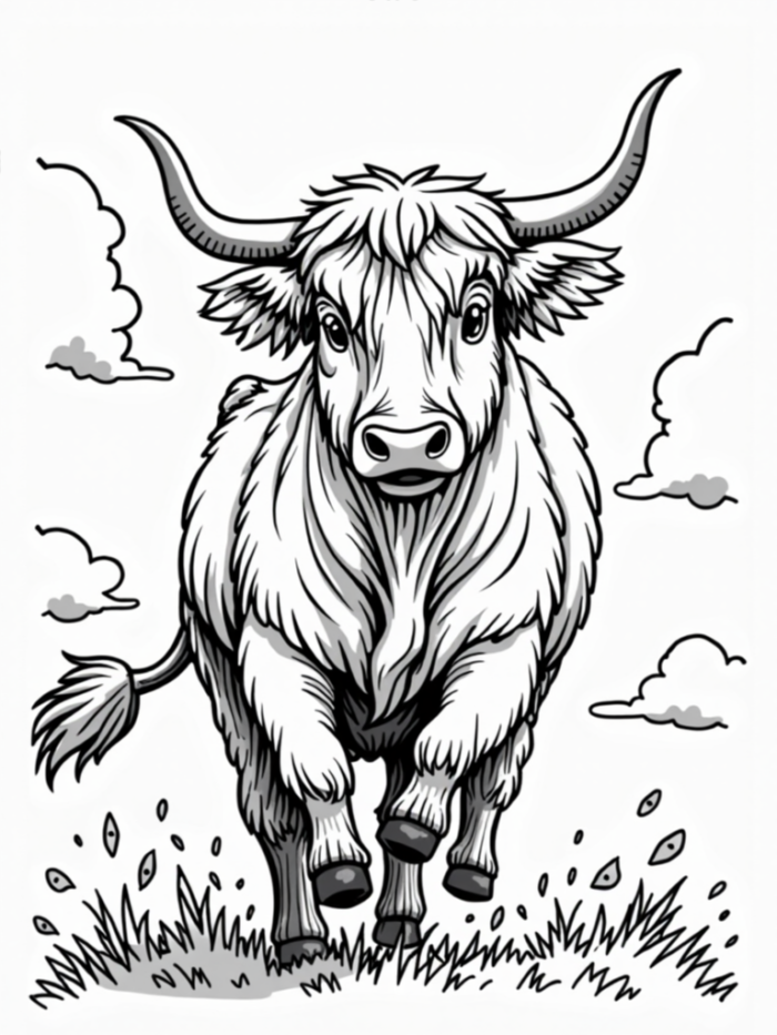 Coloring Fun with Highland Cows coloring book Download - Image 5
