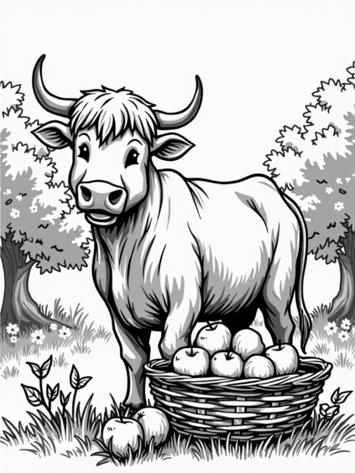 Coloring Fun with Highland Cows coloring book Download - Image 9