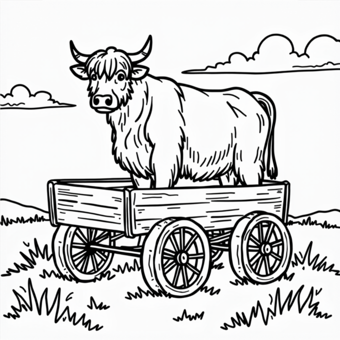 Coloring Fun with Highland Cows coloring book Download - Image 19