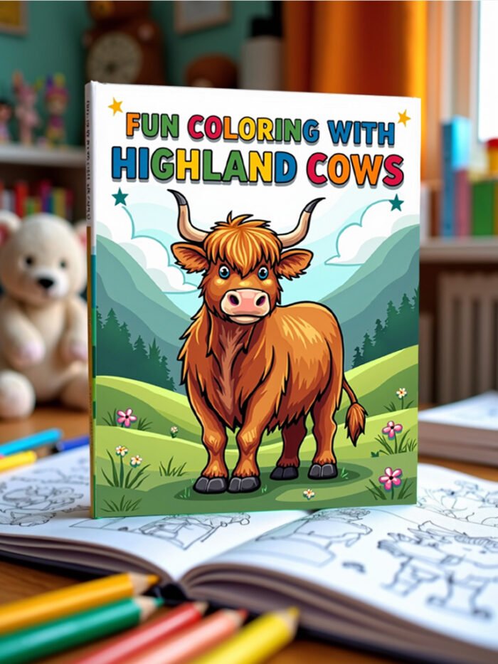 Coloring Fun with Highland Cows coloring book Download