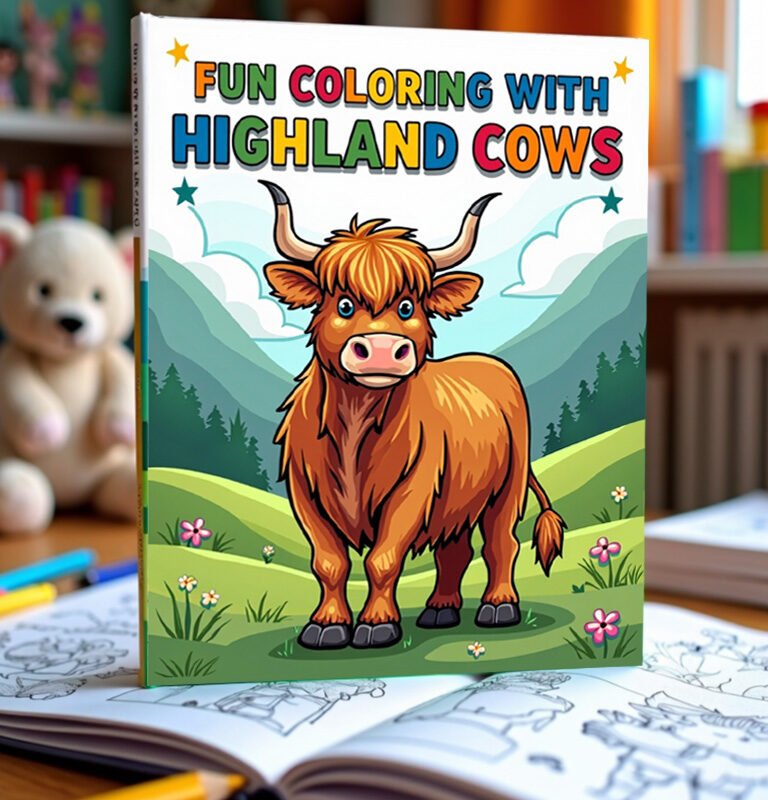 Coloring Fun with Highland Cows coloring book Download