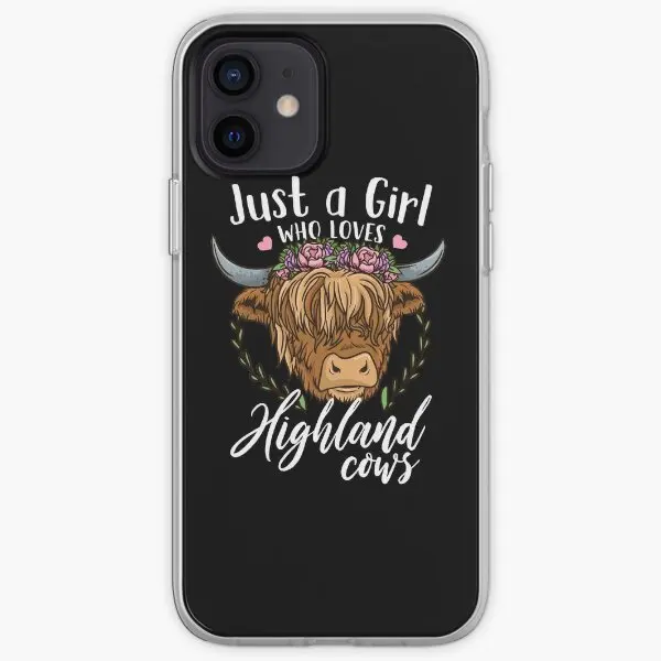 Highland Cow Phone Case for iPhone 11 12 13 14 Pro Max Mini X XS XR Max 6 6S 7 8 Plus