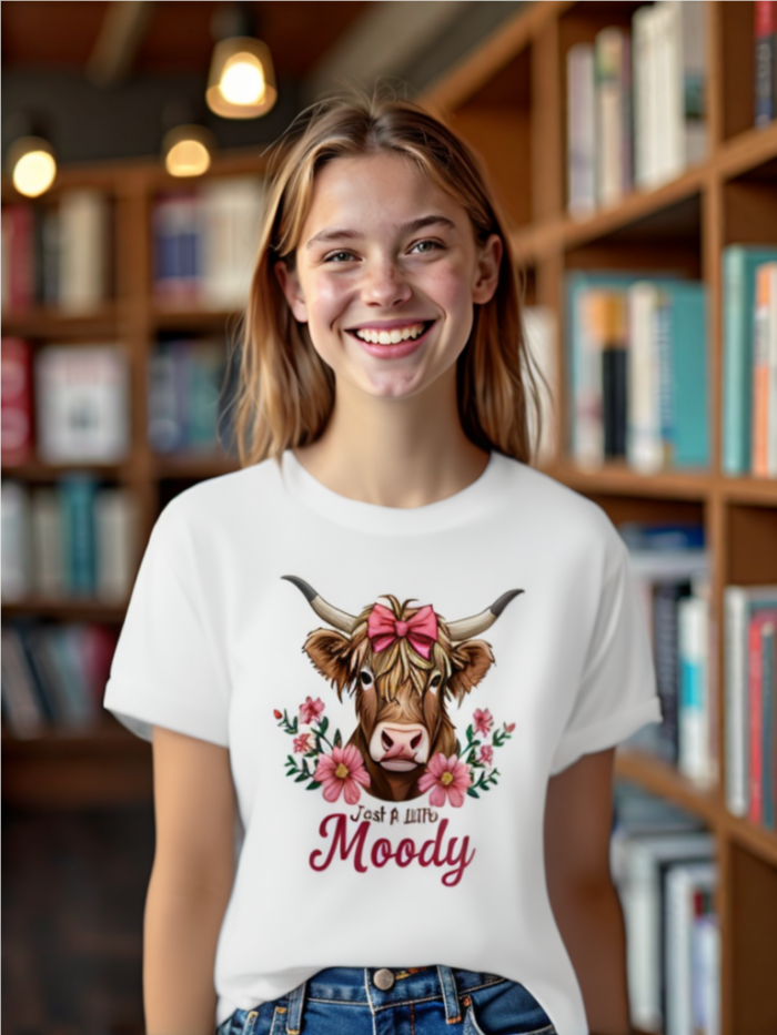 Just a little Moody kids shirt