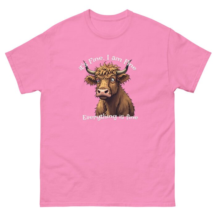 it's fine, I'm fine, everything is fine.  Men's classic tee - Image 10