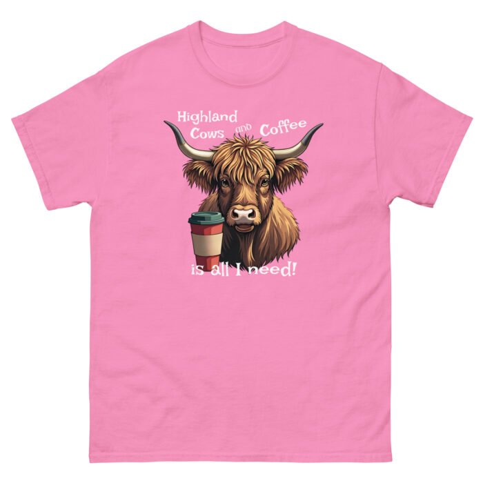 Highland Cows and Coffee is all I need! Woman's classic tee - Image 6