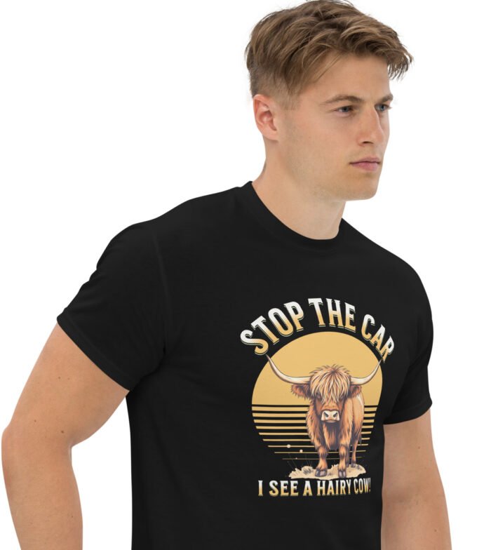 Stop the Car I see a Hairy Cow. Men's