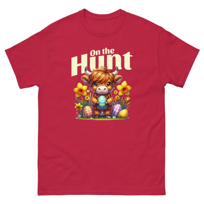 On The Hunt Easter Cow Unisex classic tee - Image 7