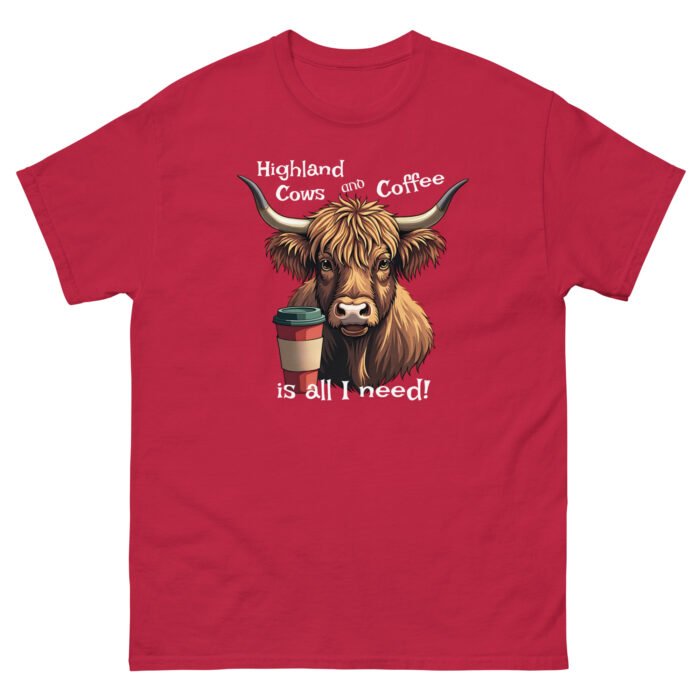 Highland Cows and Coffee is all I need! Woman's classic tee - Image 9