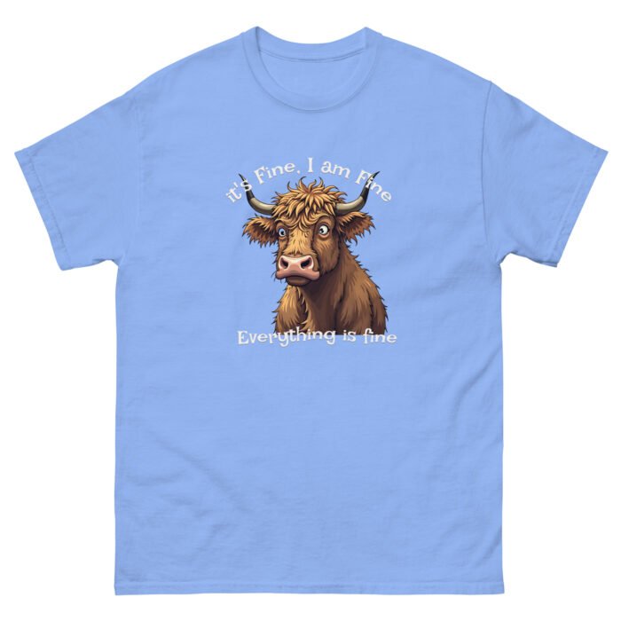 it's fine, I'm fine, everything is fine.  Men's classic tee - Image 11