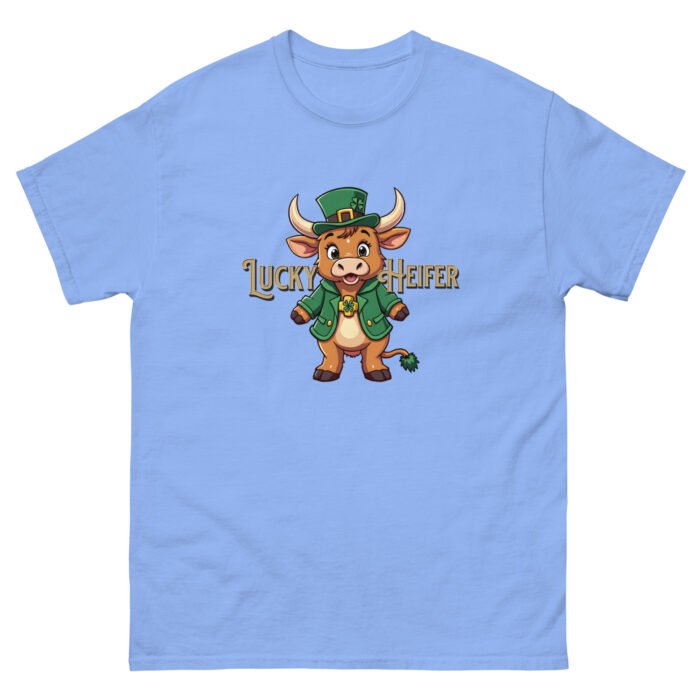 Lucky Heifer Highland Cow St. Patrick's Day. Unisex classic tee - Image 20