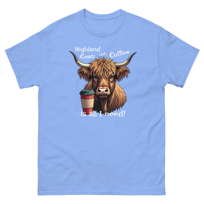 Highland Cows and Coffee is all I need! Woman's classic tee - Image 5