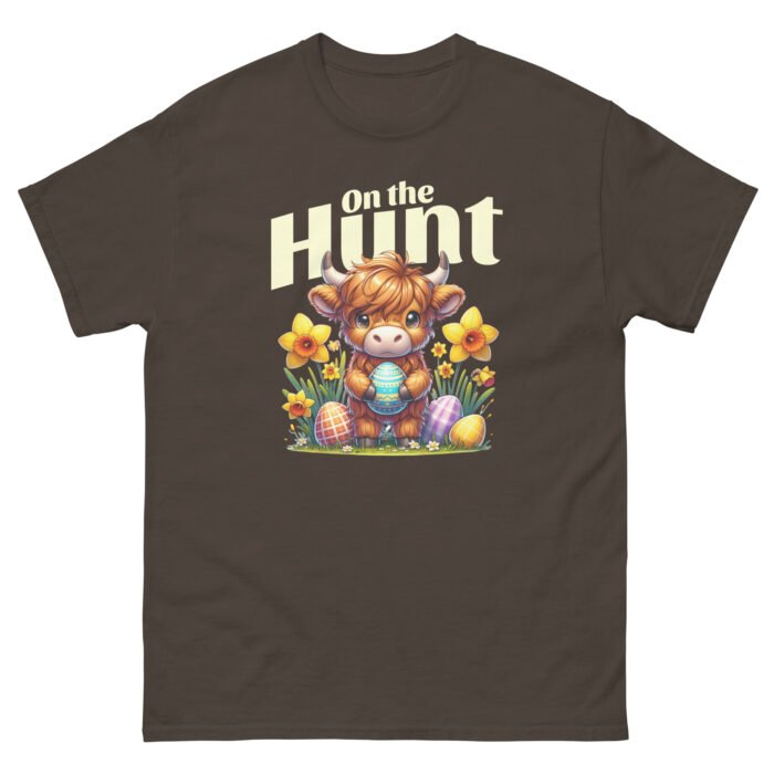 On The Hunt Easter Cow Unisex classic tee - Image 6