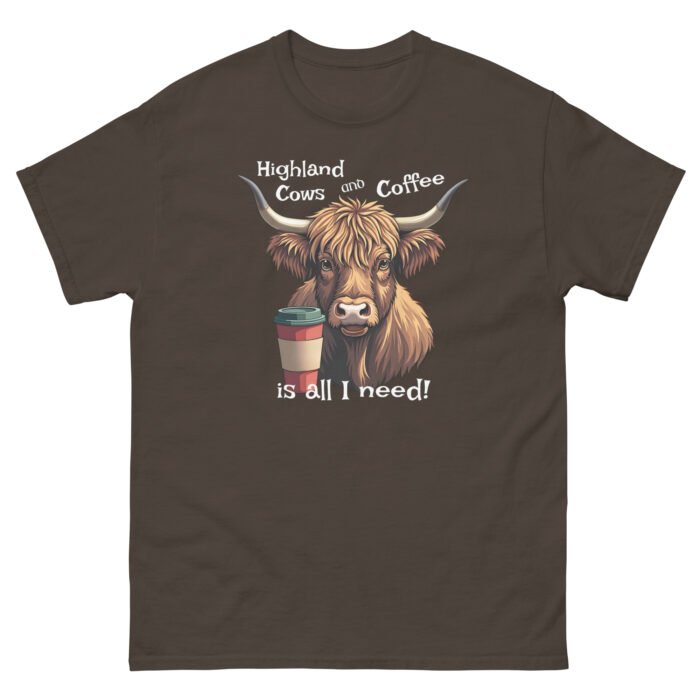 Highland Cows and Coffee is all I need! Woman's classic tee - Image 10