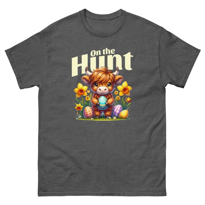 On The Hunt Easter Cow Unisex classic tee - Image 8