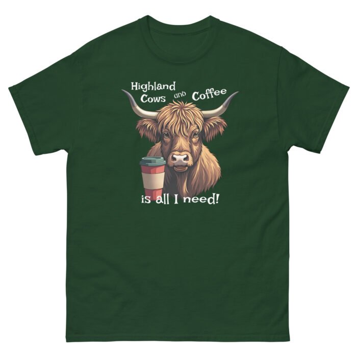 Highland Cows and Coffee is all I need! Woman's classic tee - Image 11