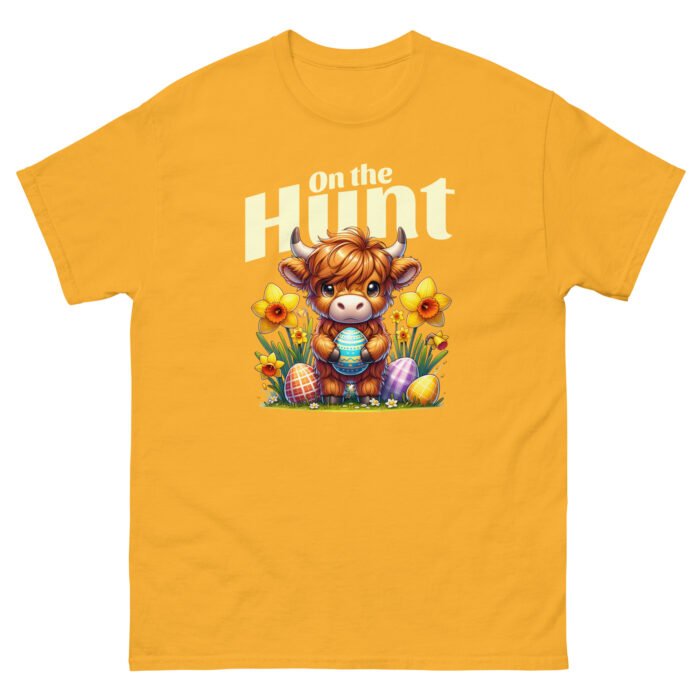 On The Hunt Easter Cow Unisex classic tee - Image 12