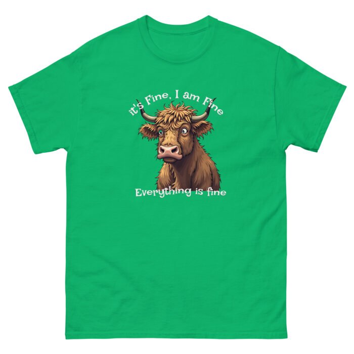 it's fine, I'm fine, everything is fine.  Men's classic tee - Image 9