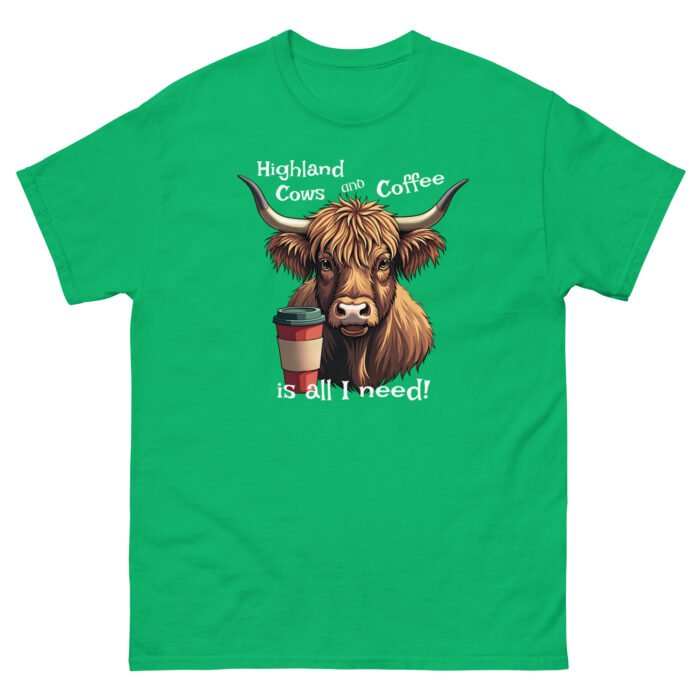 Highland Cows and Coffee is all I need! Woman's classic tee - Image 7