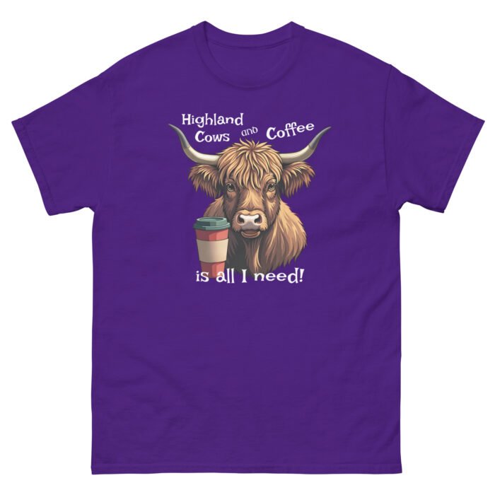 Highland Cows and Coffee is all I need! Woman's classic tee - Image 12