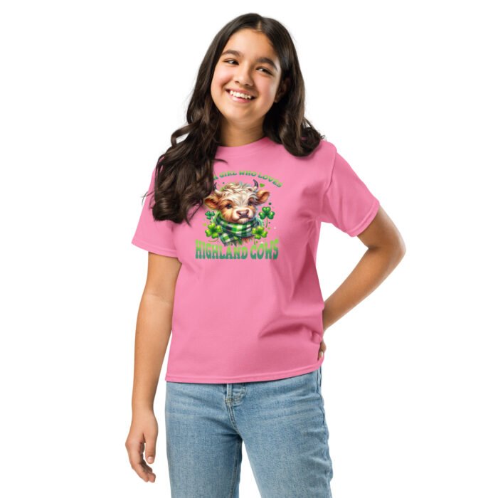 Just a Girl who loves Highland Cows. Youth classic tee - Image 8