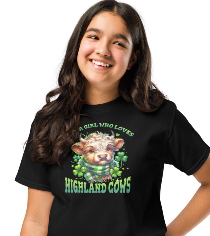 Just a Girl who loves Highland Cows. Youth classic tee