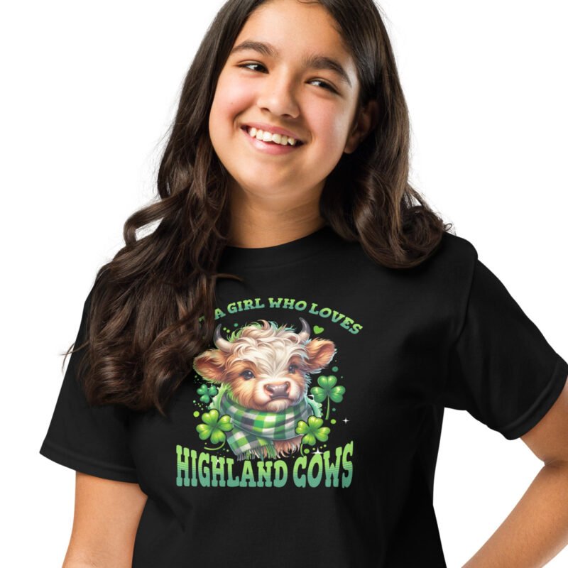 Just a Girl who loves Highland Cows. Youth classic tee
