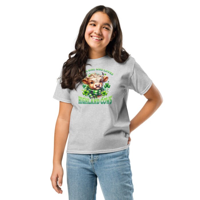 Just a Girl who loves Highland Cows. Youth classic tee - Image 10
