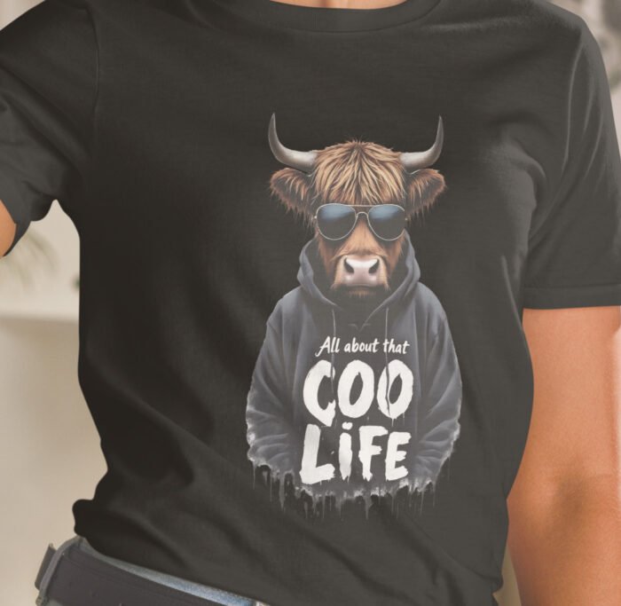 All about that Coo life, Highland Cow Short-Sleeve Unisex T-Shirt