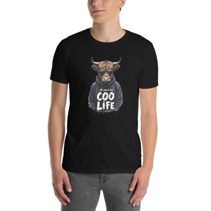 All about that Coo life, Highland Cow Short-Sleeve Unisex T-Shirt - Image 2