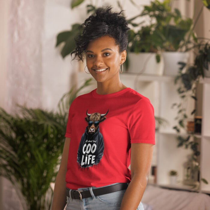 All about that Coo life, Highland Cow Short-Sleeve Unisex T-Shirt - Image 16
